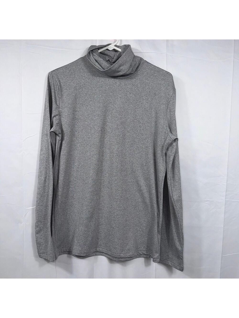 Women’s Gray Turtleneck Long Sleeve Top Size Small